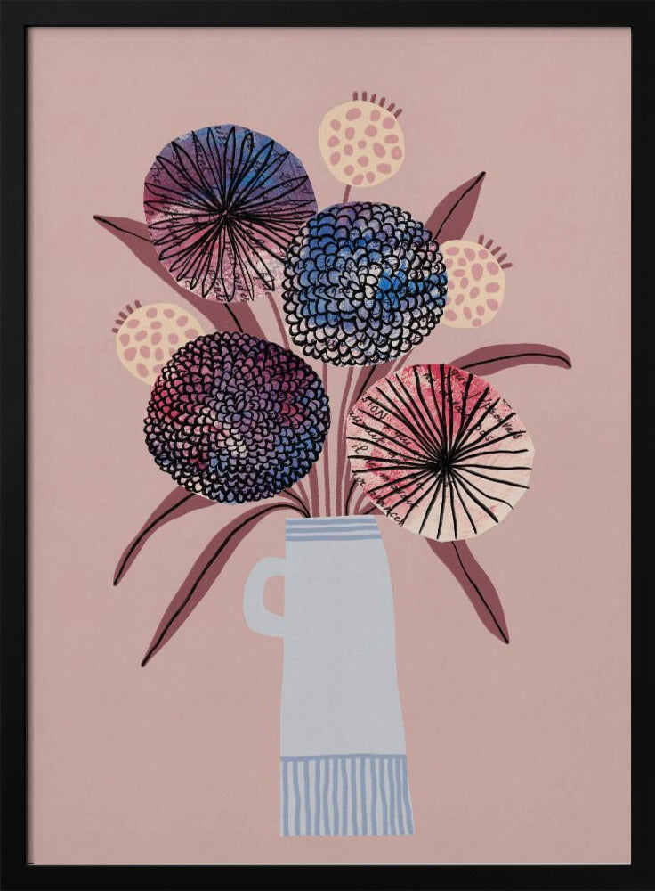 Wilde bloemen bloeien | Poster