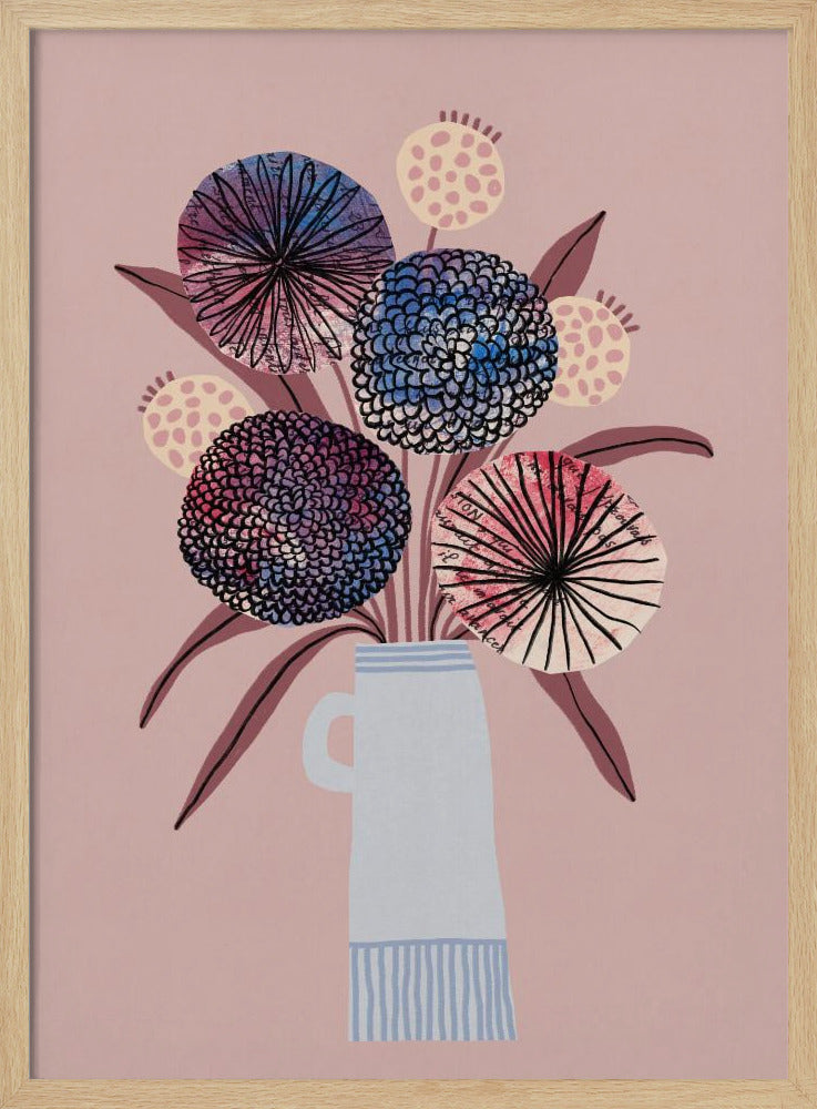 Wilde bloemen bloeien | Poster