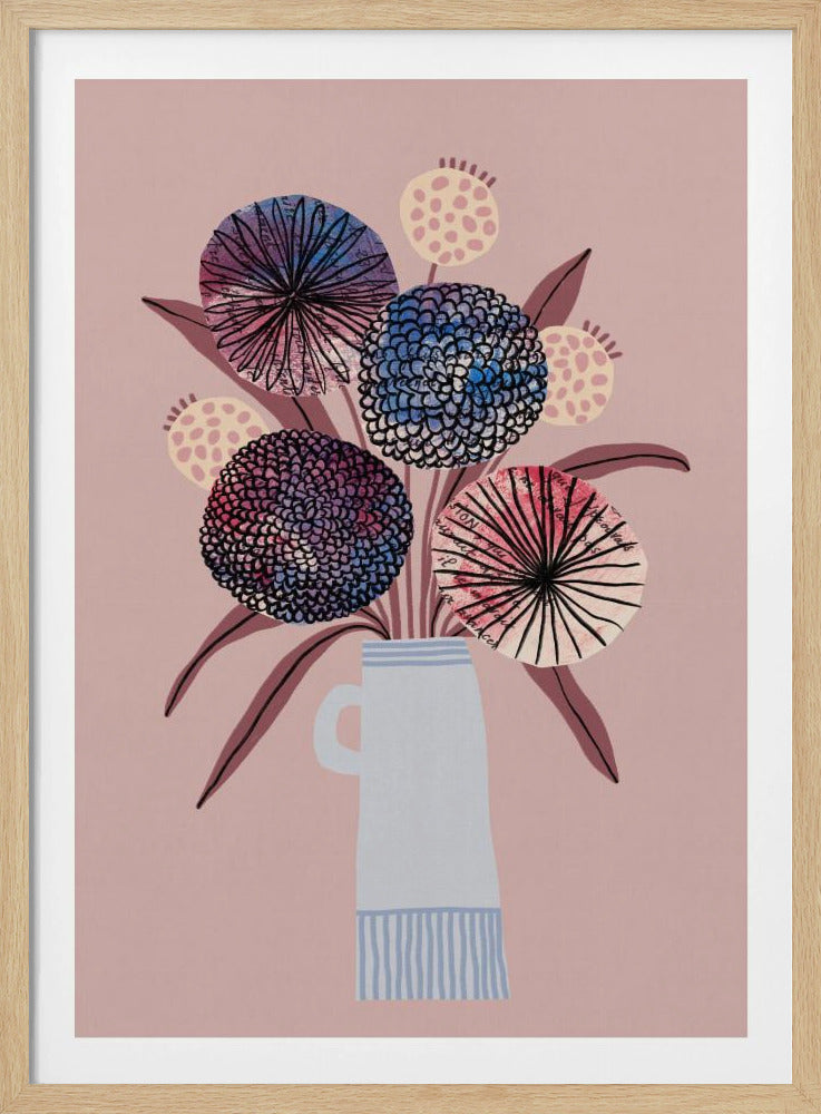 Wilde bloemen bloeien | Poster