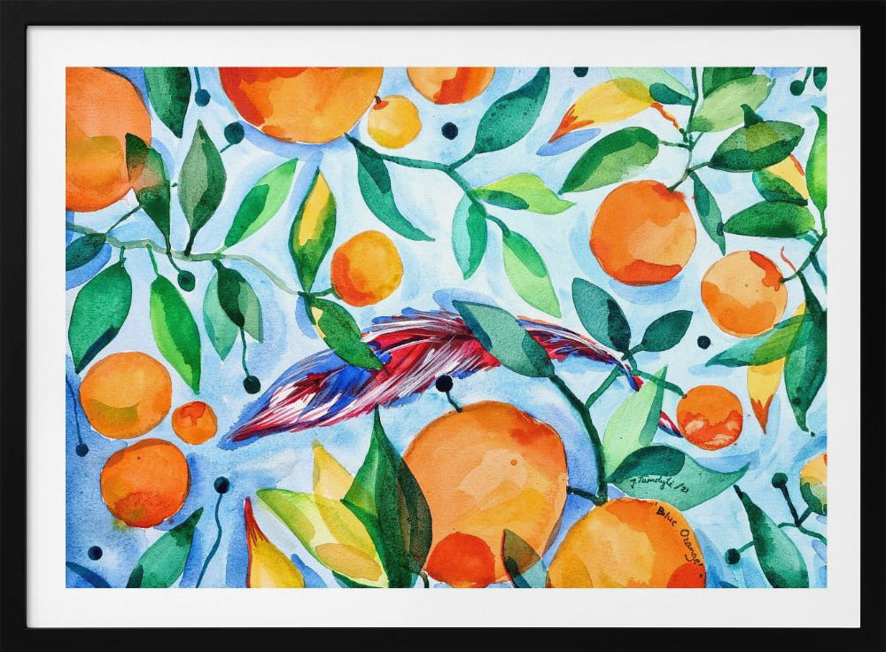 Oranje Blauw | Poster