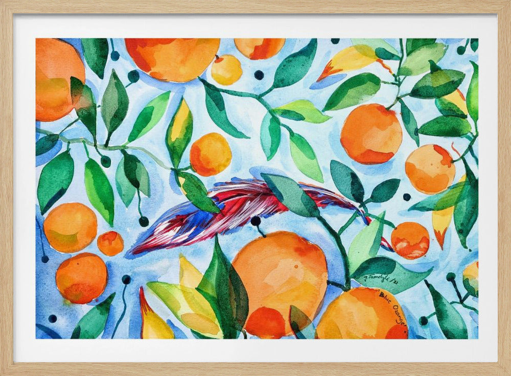 Oranje Blauw | Poster