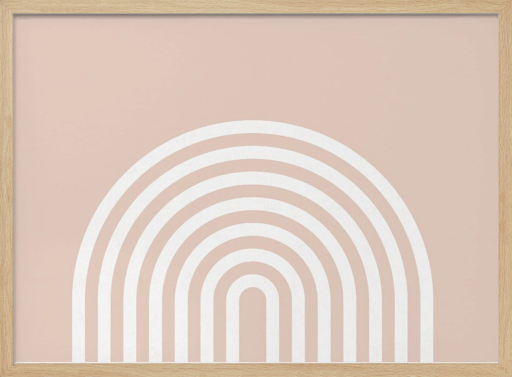Perzik Regenboog | Poster