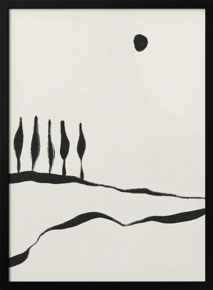 Minimale Lijn Landschap #1 | Poster