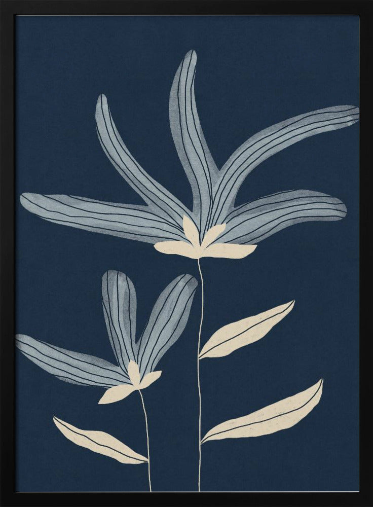 Twee bloemen | Poster
