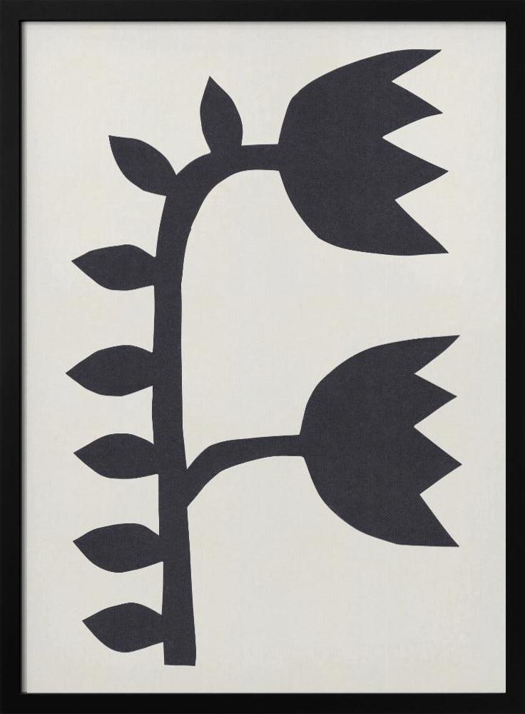Zwarte Tulpen #1 | Poster