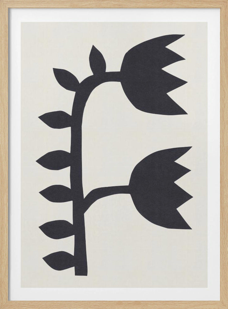 Zwarte Tulpen #1 | Poster