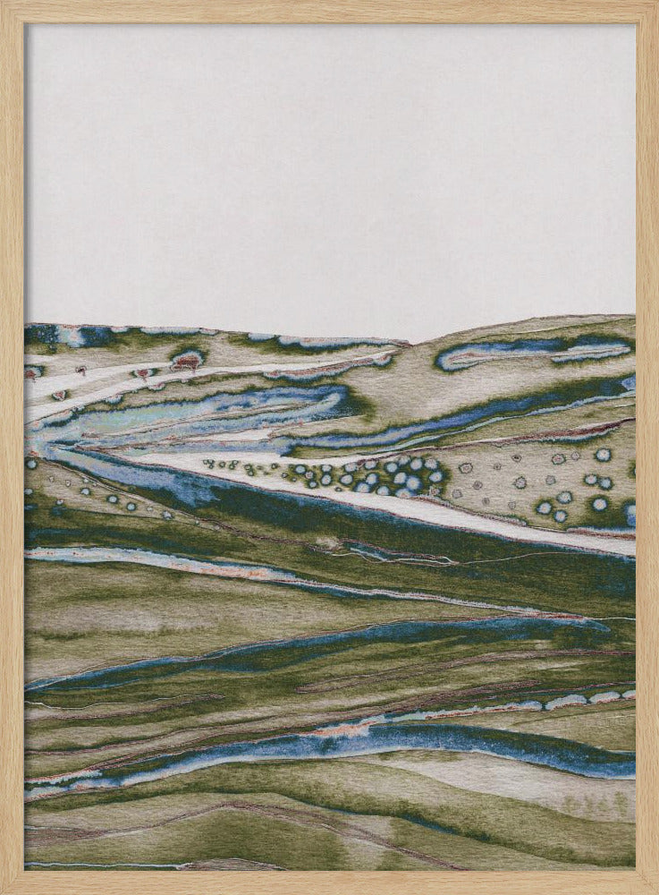 Groene Heuvels | Poster