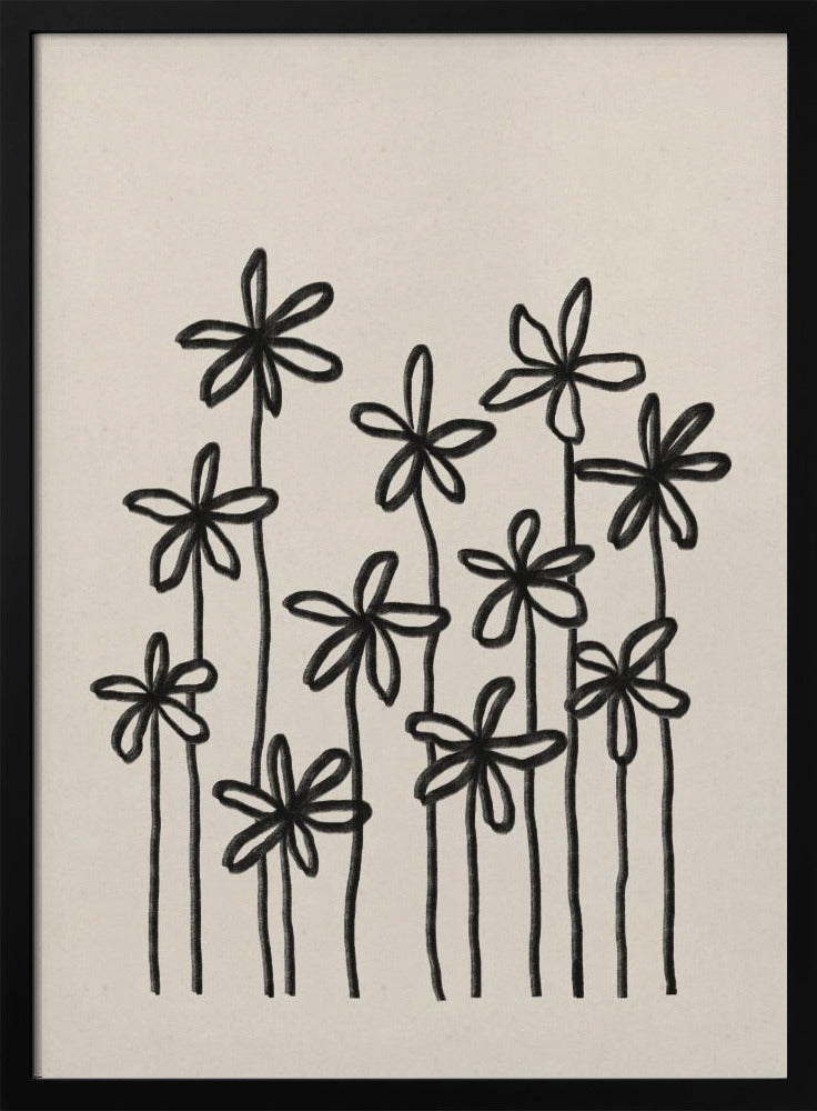 Een veld vol bloemen | Poster