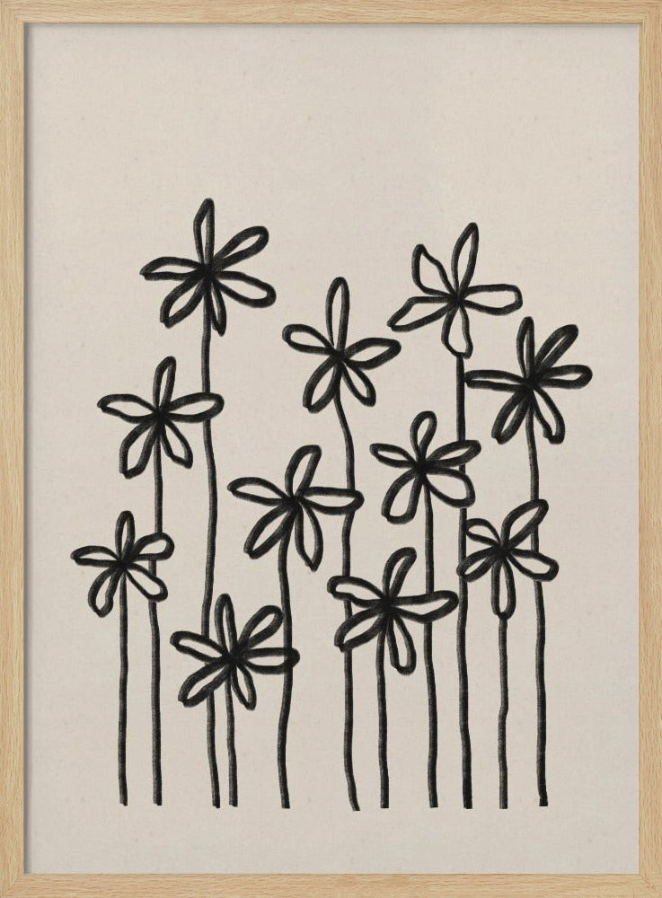 Een veld vol bloemen | Poster