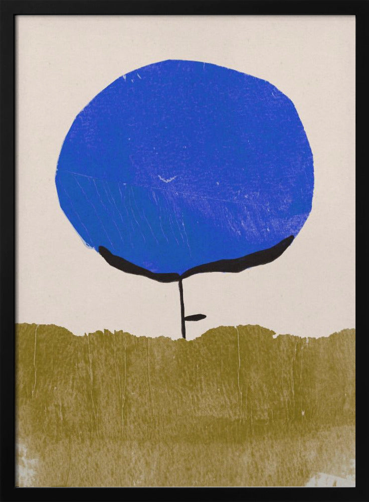 Blauwe bloem | Poster
