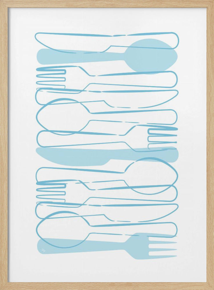 Blauw Bestek | Poster