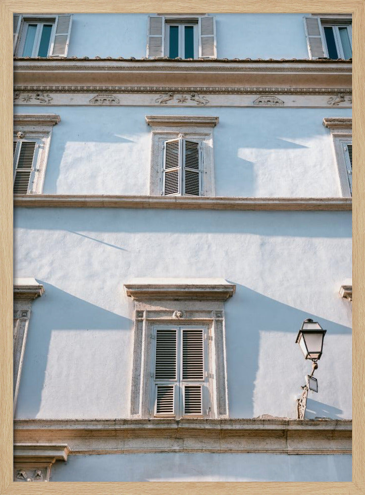 Blauwe tinten van Rome - Reisfotografie Italië || | Poster