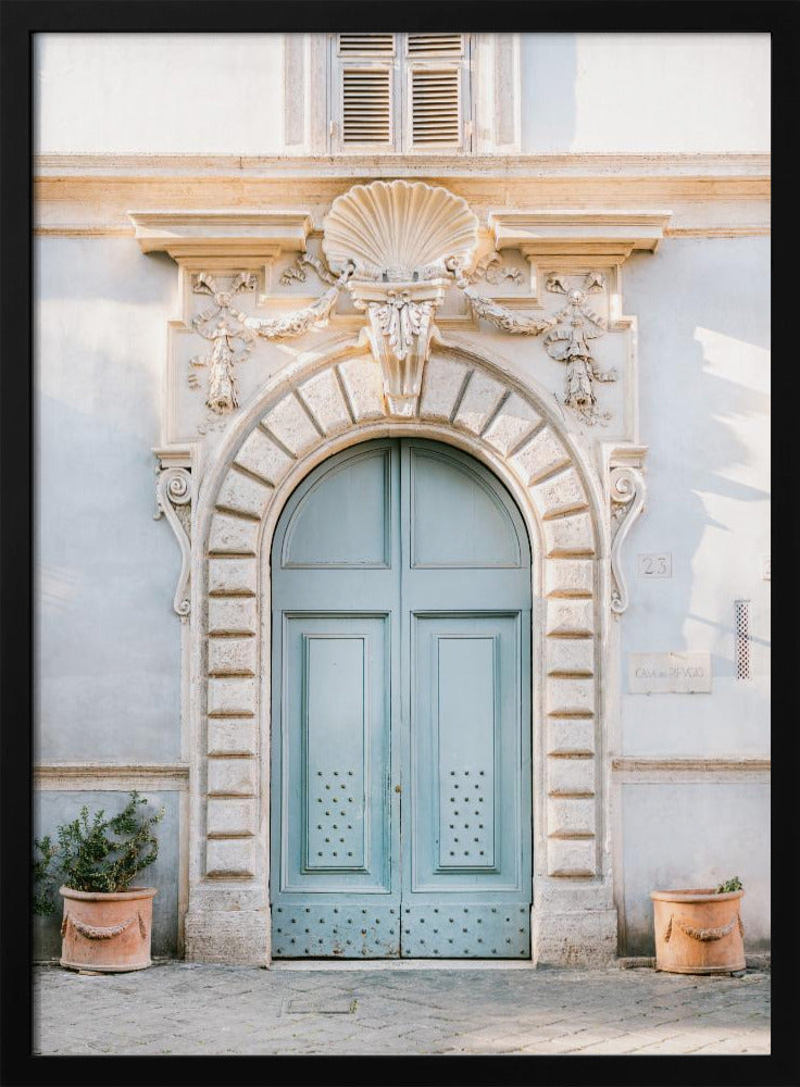 Blauwe tinten van Rome - Reisfotografie Italië | Poster