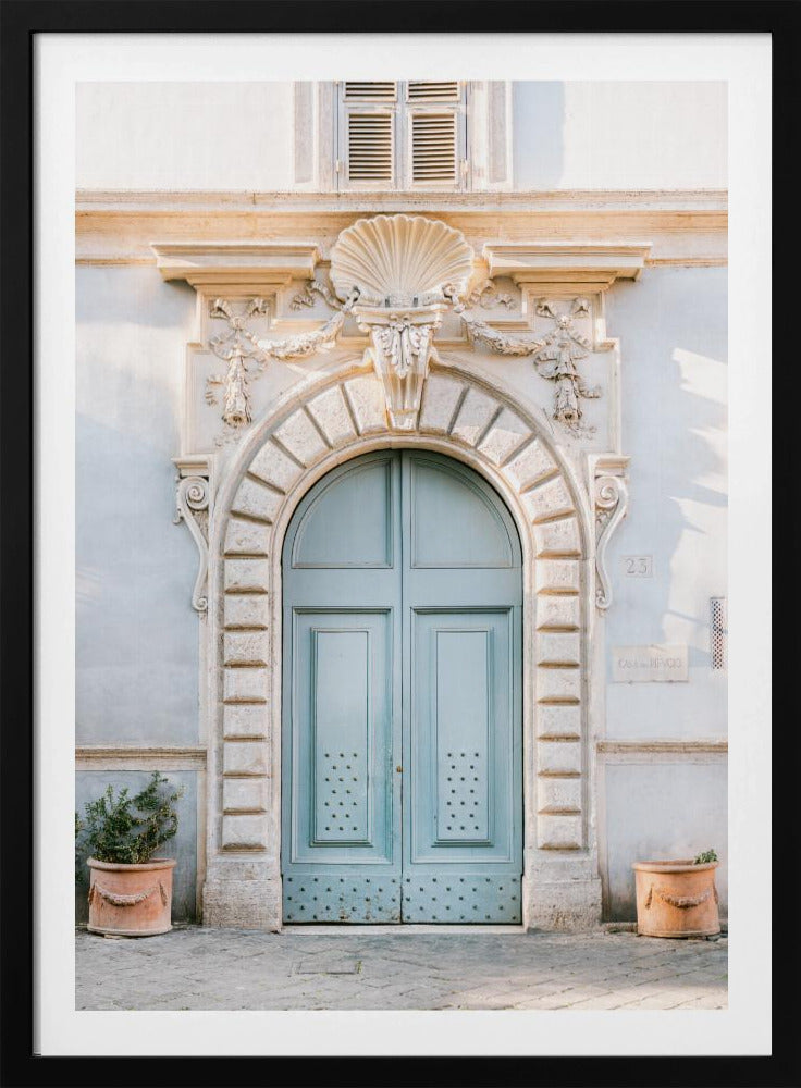 Blauwe tinten van Rome - Reisfotografie Italië | Poster