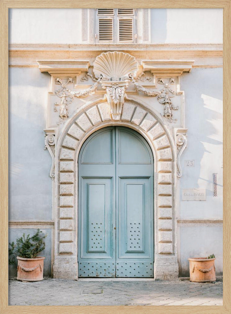 Blauwe tinten van Rome - Reisfotografie Italië | Poster