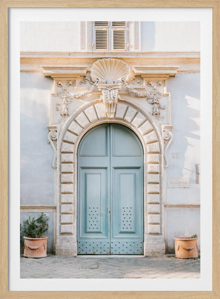 Blauwe tinten van Rome - Reisfotografie Italië | Poster