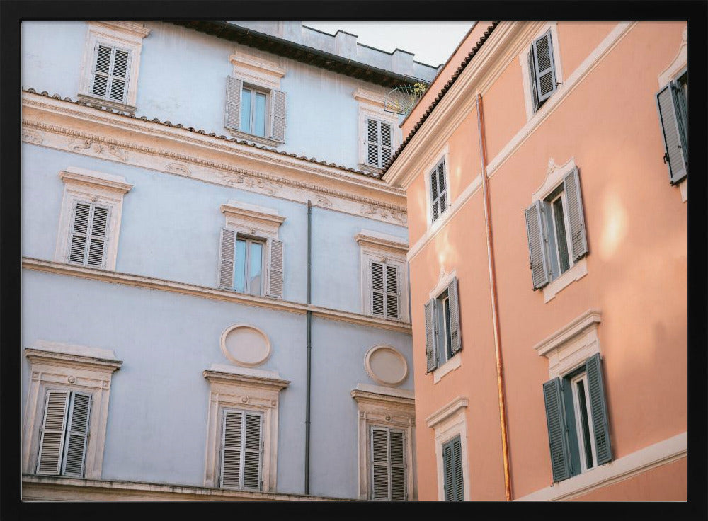 Trastevere in lila en roze | Poster