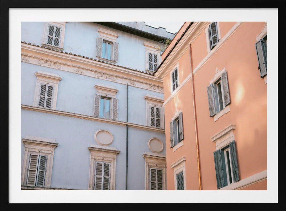 Trastevere in lila en roze | Poster