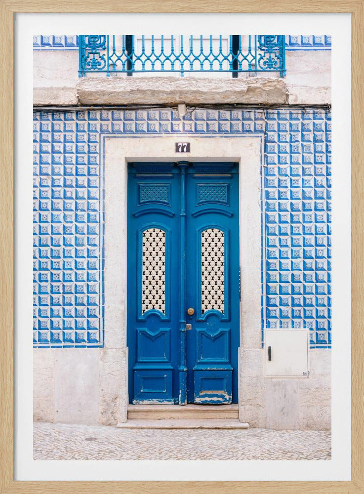 Blauw Lissabon | Poster