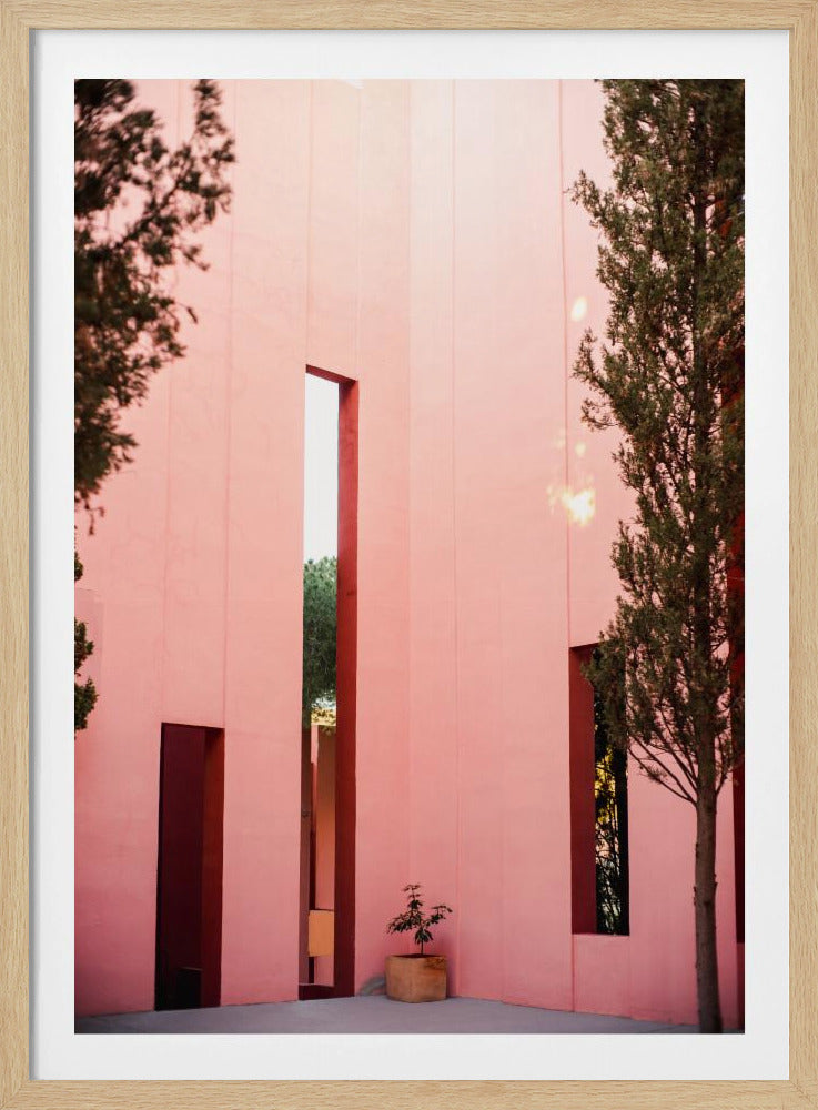 Muurschildering Rood | Poster