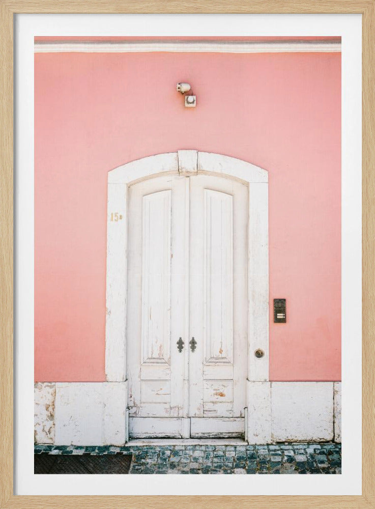 De witte deur Lissabon | Poster