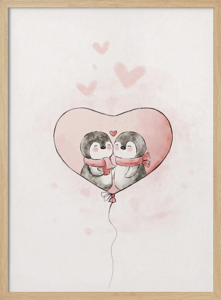 Penguin in love | Poster