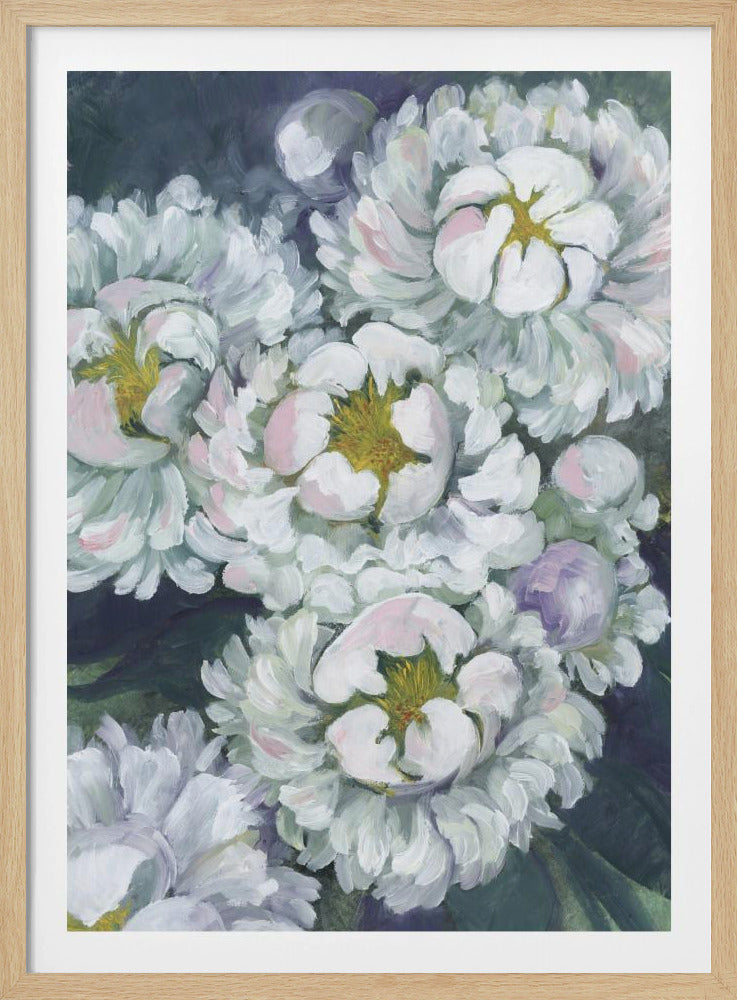 Willoh's schilderachtige pioenrozen | Poster