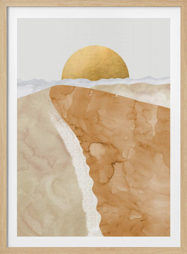 Gold sand dune | Poster