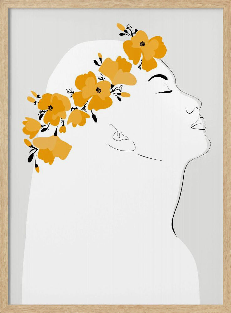 Portret van Floal Orly | Poster
