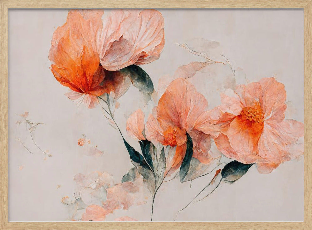 Delicate bloemendromen | Poster