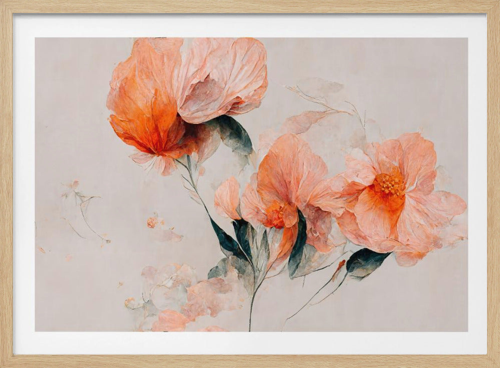 Delicate bloemendromen | Poster