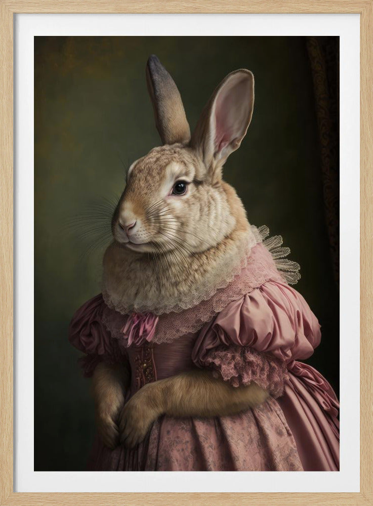 Koninklijke Konijnenvrouw | Poster