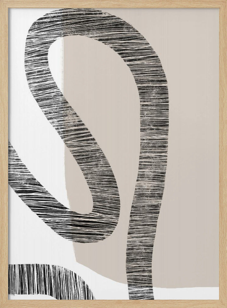 Gebogen texturen | Poster