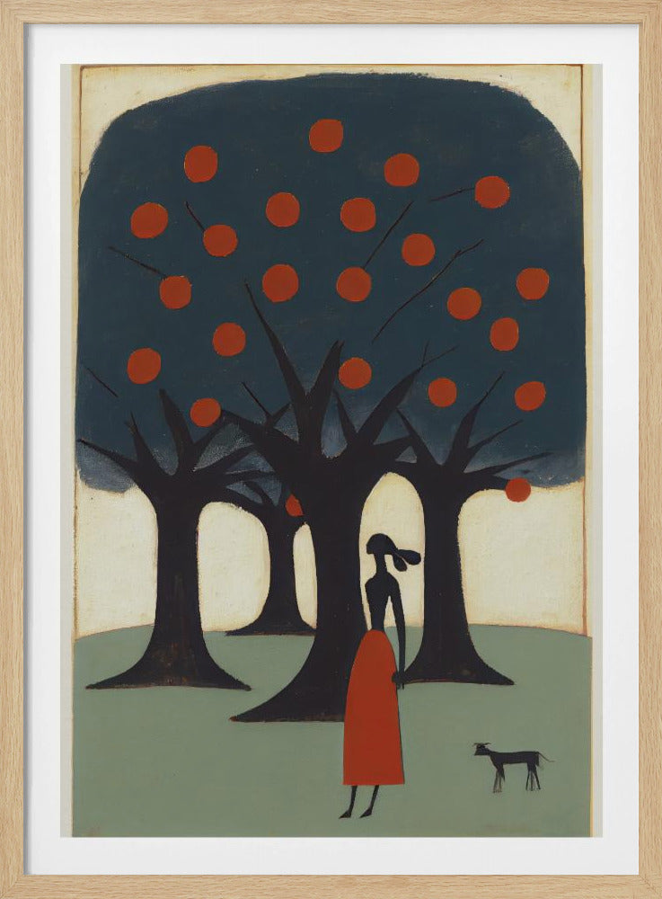 Dromerige boomgaardwandeling | Poster
