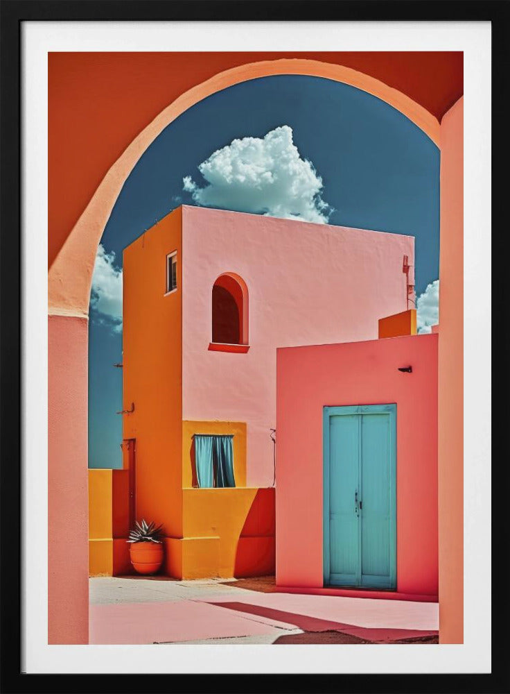 Levendige boogscène | Poster