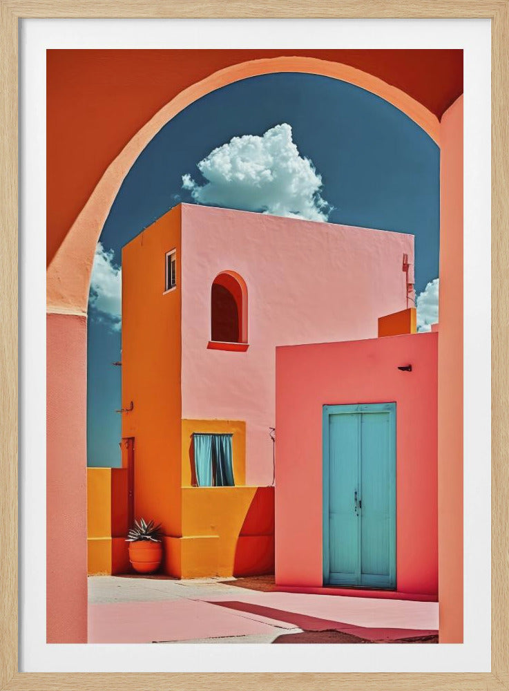 Levendige boogscène | Poster