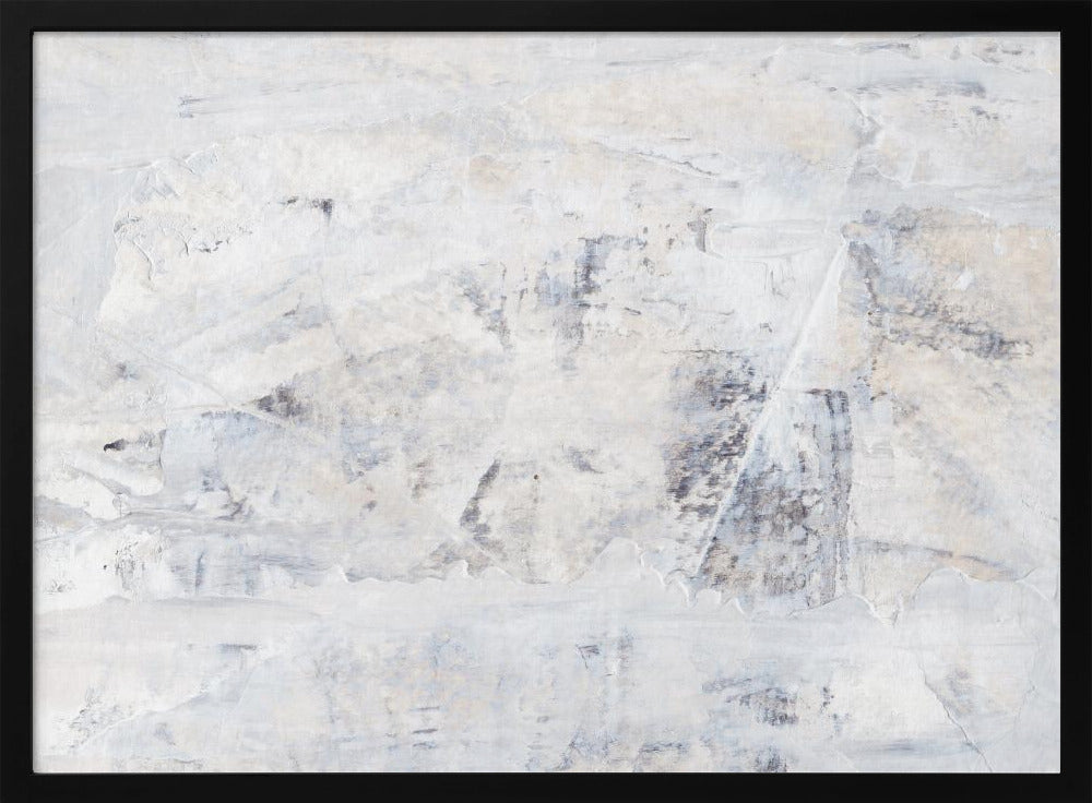 Witte en grijze tinten | Poster