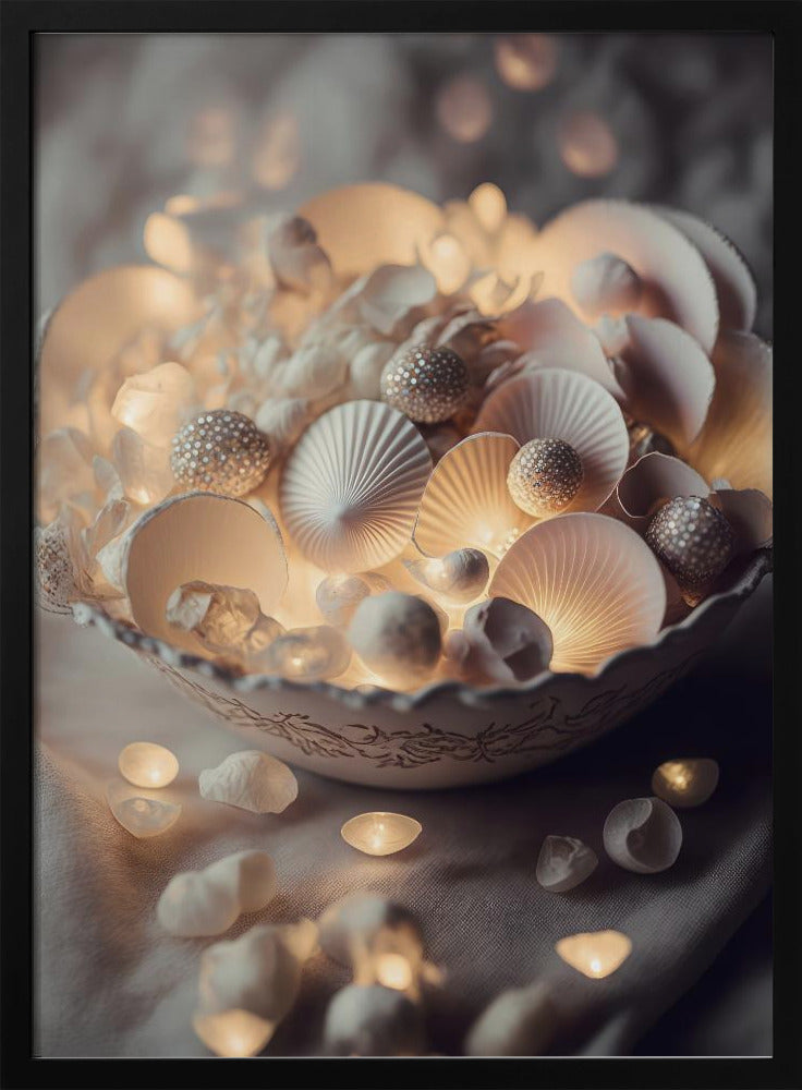 Betoverde Glow Schelpen | Poster