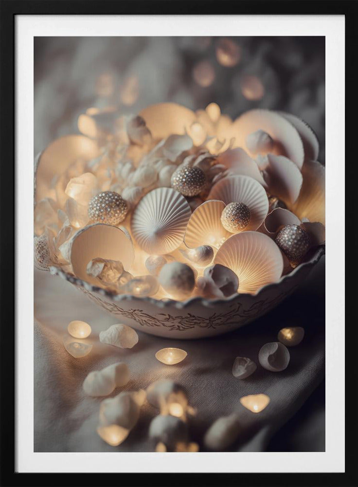 Betoverde Glow Schelpen | Poster