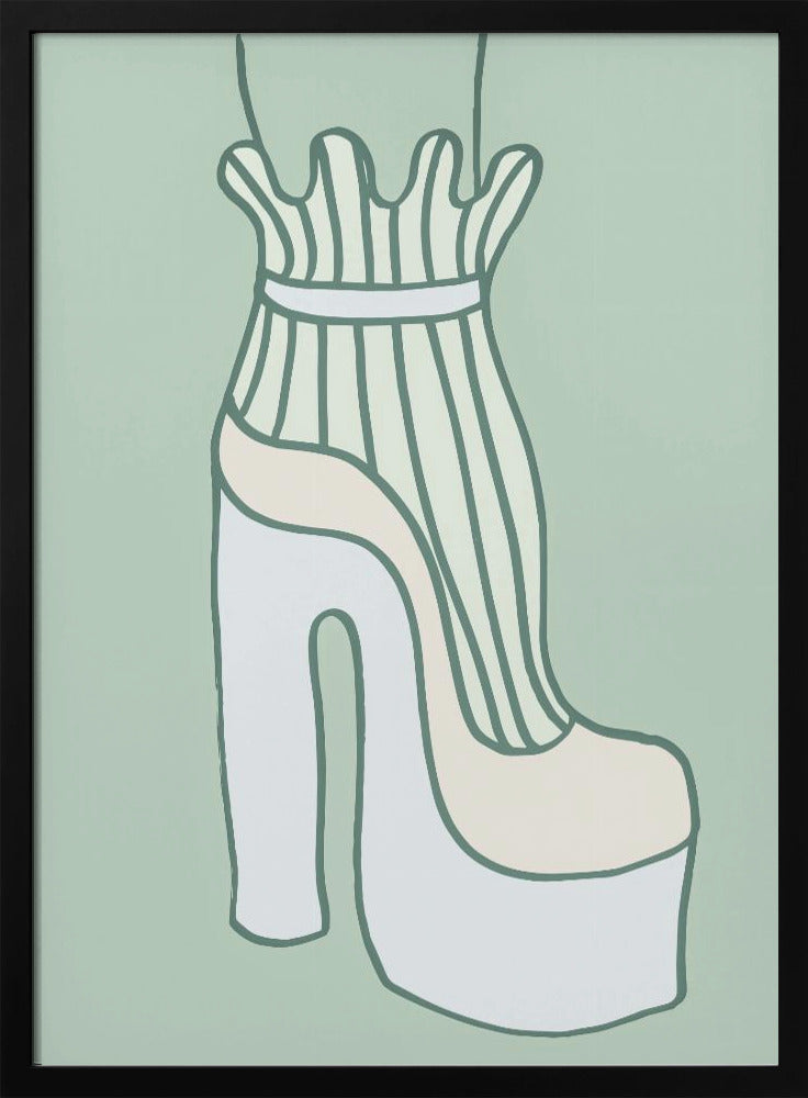 Shoe Green | Poster