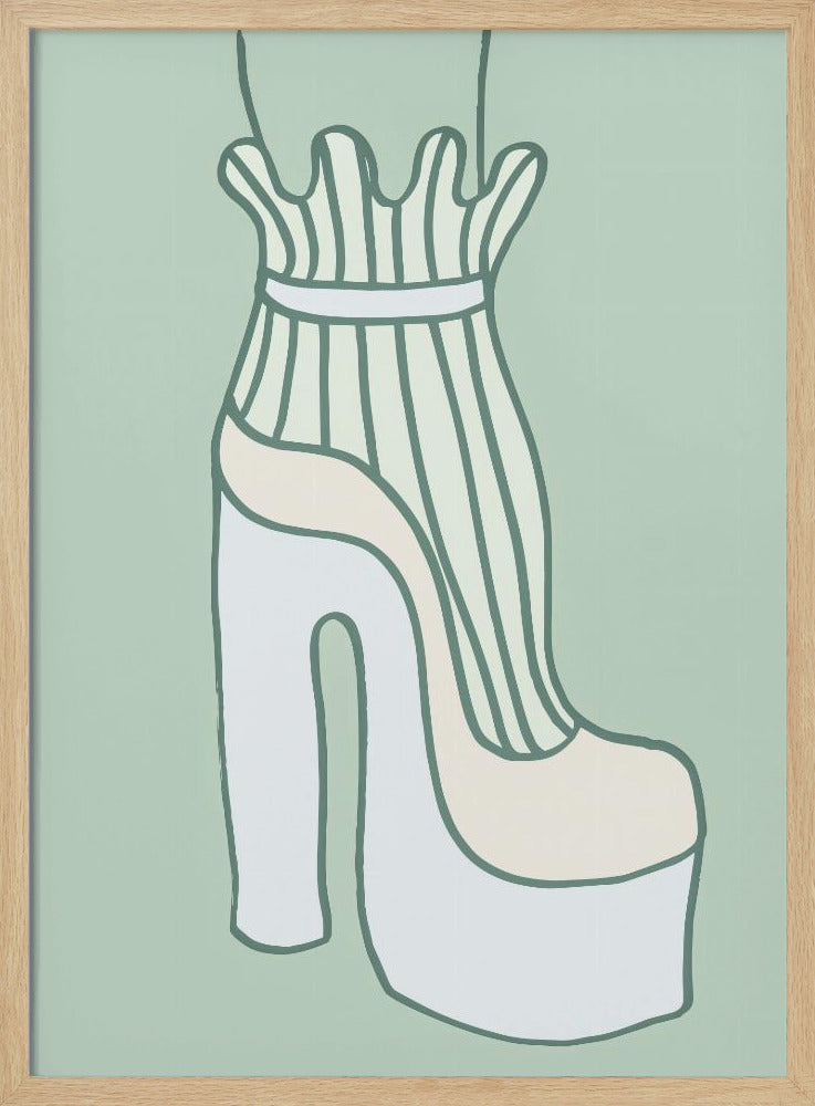 Shoe Green | Poster