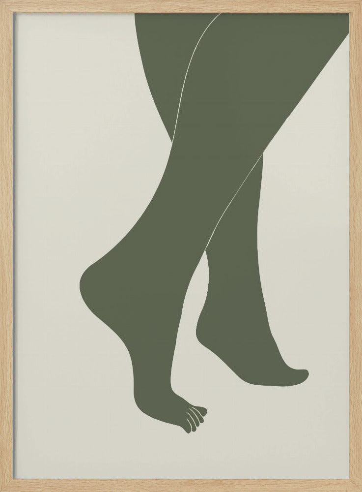 Tip Toe Green | Poster