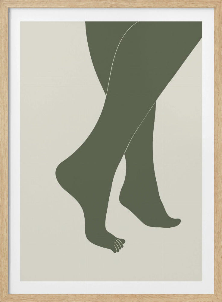 Tip Toe Green | Poster