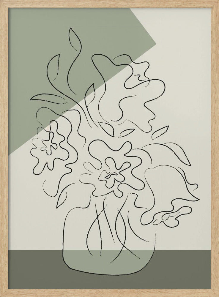 Bloem Groen | Poster
