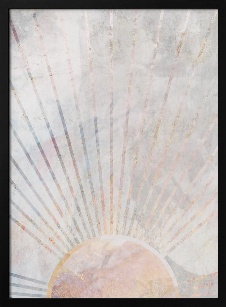 Zonne Boho Ochtend Metallic Print | Poster
