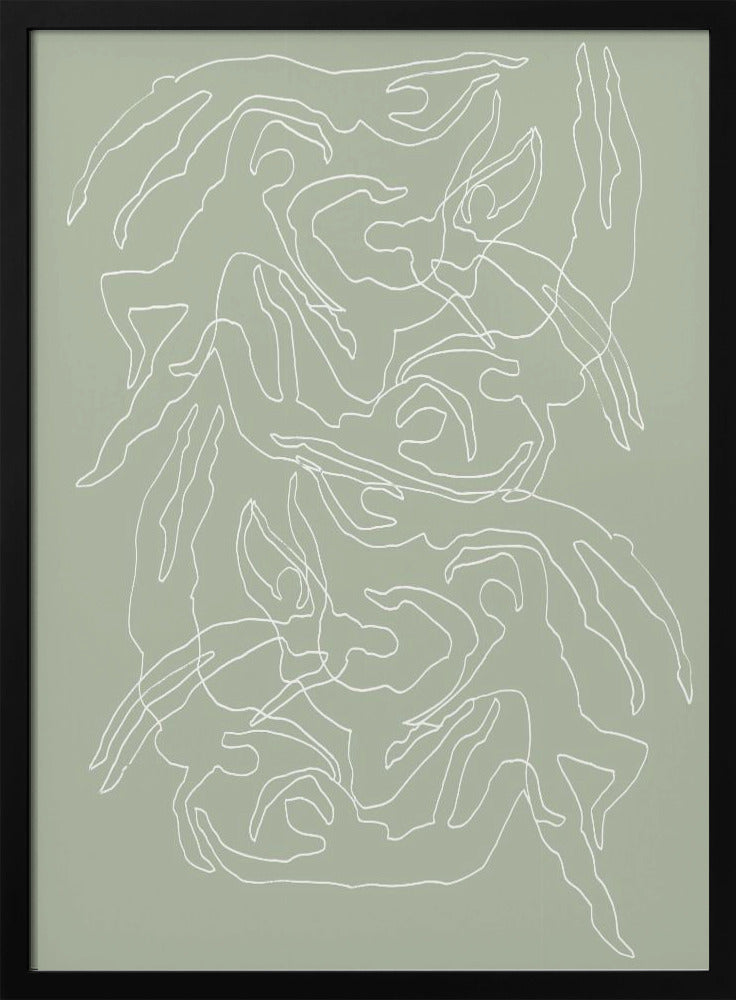 Zwemmers Groen | Poster