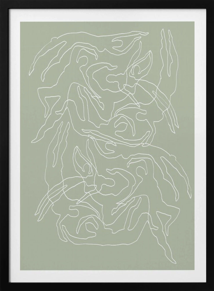 Zwemmers Groen | Poster