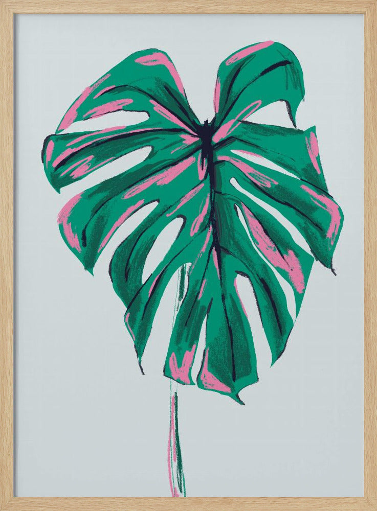Monstera Deliciosa Licht | Poster