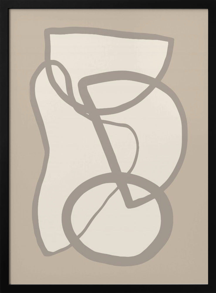 Vorm 09 Beige | Poster