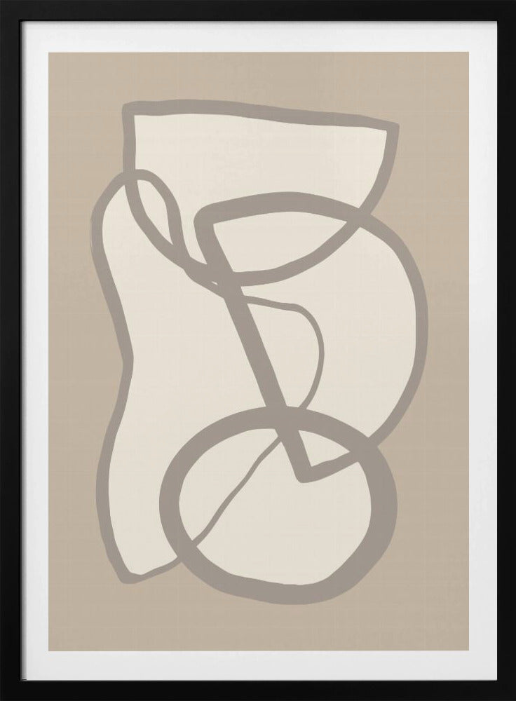 Vorm 09 Beige | Poster